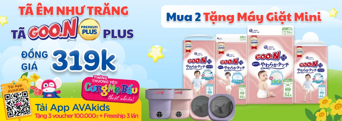Banner trang NH tã Goon